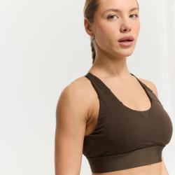 GymBeam Sportovní podprsenka Limitless Espresso