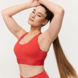 GymBeam Športová podprsenka Limitless Hot Red