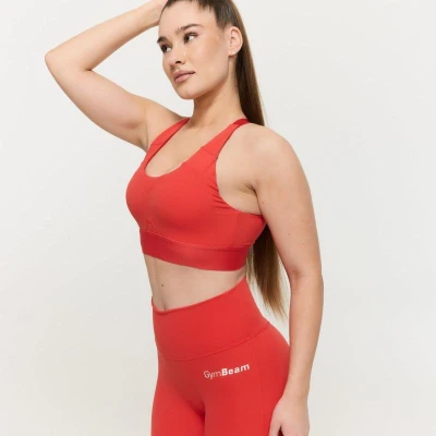GymBeam Sportovní podprsenka Limitless Hot Red