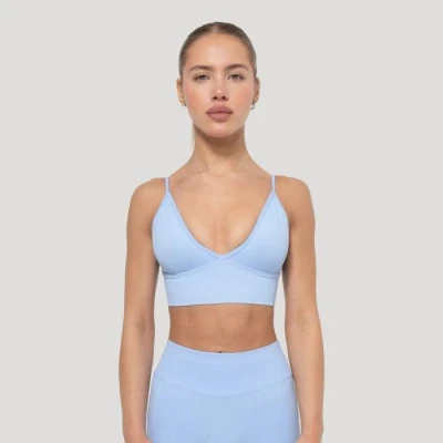 GymBeam Sportovní podprsenka Luma Baby Blue