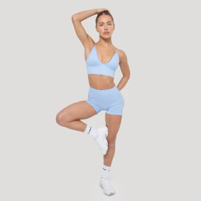 GymBeam Sportovní podprsenka Luma Baby Blue
