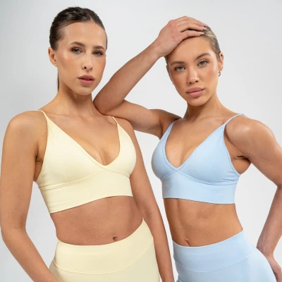 GymBeam Sportovní podprsenka Luma Baby Blue