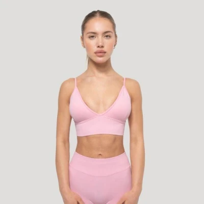 GymBeam Sportovní podprsenka Luma Baby Pink