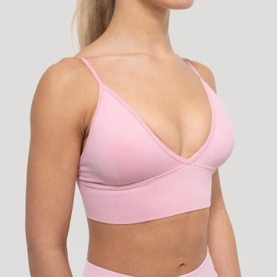 GymBeam Sportovní podprsenka Luma Baby Pink