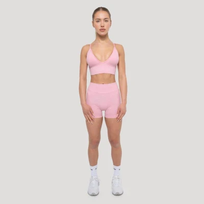 GymBeam Sportovní podprsenka Luma Baby Pink
