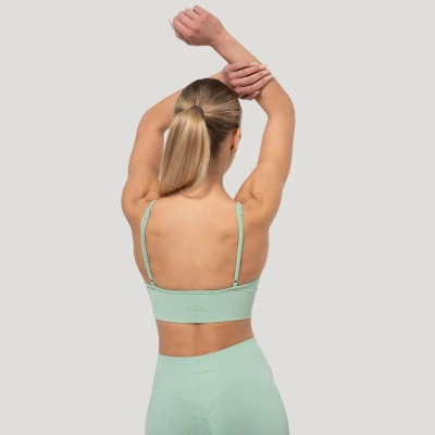 GymBeam Sportovní podprsenka Luma Pistachio