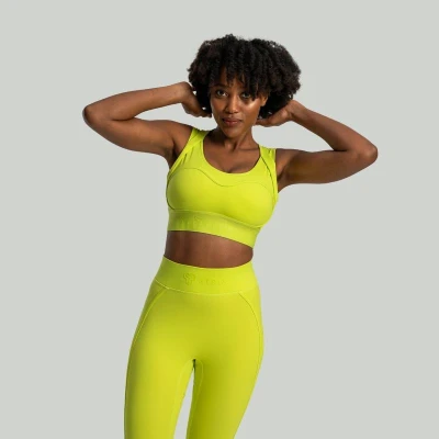 STRIX Sportovní podprsenka Lunar Chartreuse