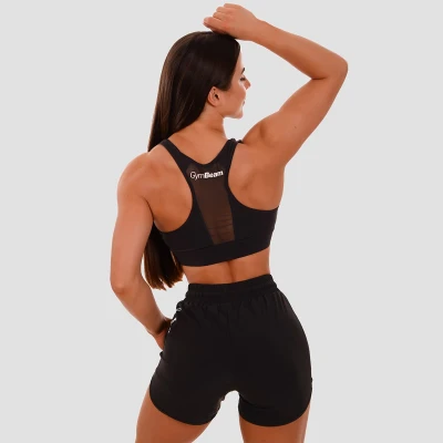 GymBeam Sportovní podprsenka Mesh Panel black
