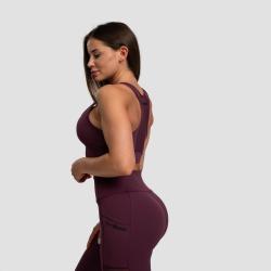 GymBeam Športová podprsenka Mesh Panel Eggplant