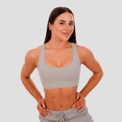 GymBeam Športová podprsenka Mesh Panel grey