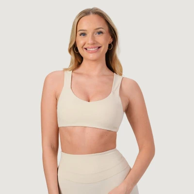 GymBeam Sportovní podprsenka NEO Almond