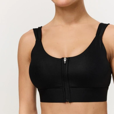 GymBeam Sportovní podprsenka Prime Black