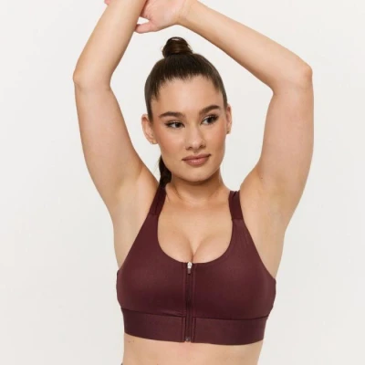 GymBeam Sportovní podprsenka Prime Fig