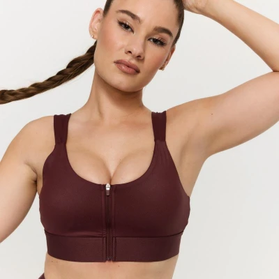 GymBeam Sportovní podprsenka Prime Fig