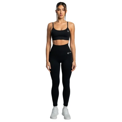 STRIX Sportovní podprsenka Seamless String Black
