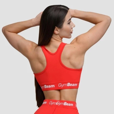 GymBeam Sportovní podprsenka Simple Rouge Red