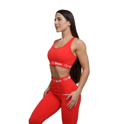 GymBeam Sportovní podprsenka Simple Rouge Red