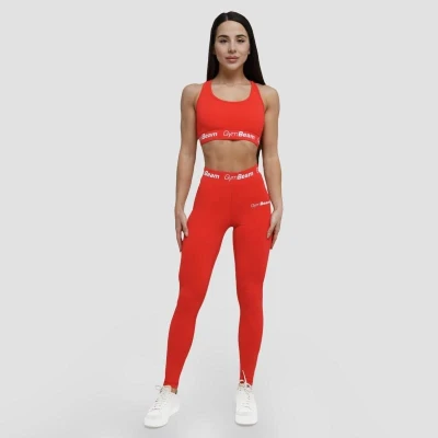 GymBeam Sportovní podprsenka Simple Rouge Red POUZE L (VÝPRODEJ)