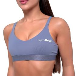 GymBeam Essence String Sports Bra Denim Blue