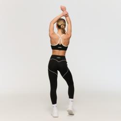 GymBeam Sportovní podprsenka Varsity Black