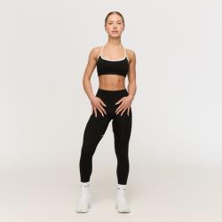 GymBeam Sportovní podprsenka Varsity Black