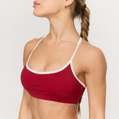 GymBeam Sportovní podprsenka Varsity Red