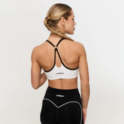 GymBeam Sportovní podprsenka Varsity White