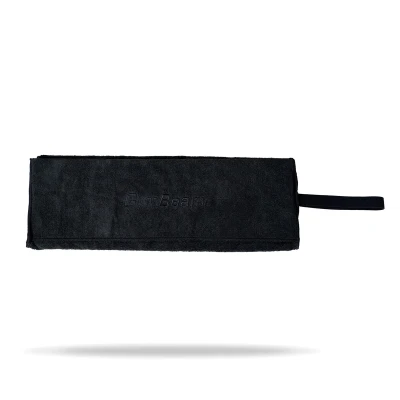 GymBeam Sportovní ručník z mikrovlákna Medium Black