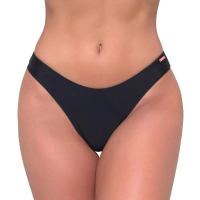 GymBeam Black dámský sportovní spodní díl plavek