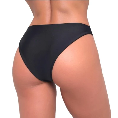 GymBeam Black dámský sportovní spodní díl plavek