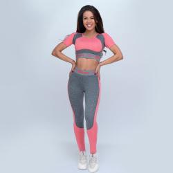 GymBeam Sportovní top Ultrafit Heather Pink