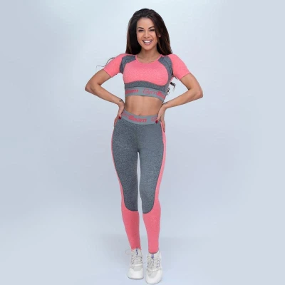 GymBeam Sportovní top Ultrafit Heather Pink