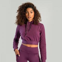 STRIX Dámska mikina Essential Cropped Hoodie Plum
