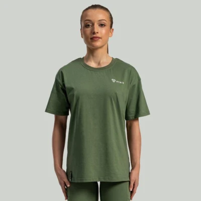 STRIX Dámské triko Lunar Oversized Cedar Green