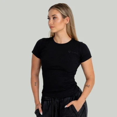 STRIX Dámske triko Ribbed Black