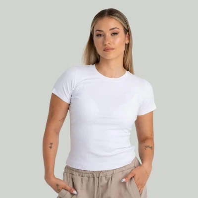 STRIX Dámské triko Ribbed White