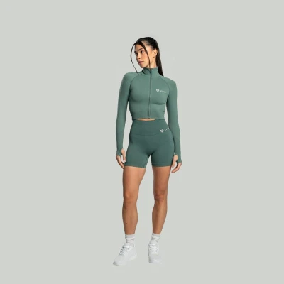 STRIX Dámský top Cropped Seamless Moss