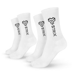 STRIX Essential Crew Socks 2Pack White
