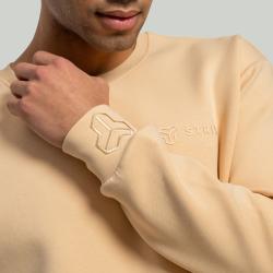 GymBeam STRIX Mikina Relaxed Sandshell