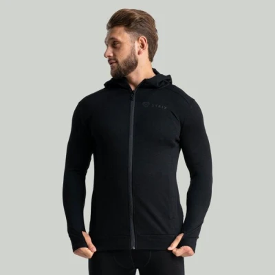 STRIX Mikina se zipem MERINO I Black STRIX Mikina se zipem MERINO I Black
