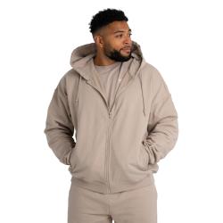 GymBeam STRIX Mikina Zip Taupe
