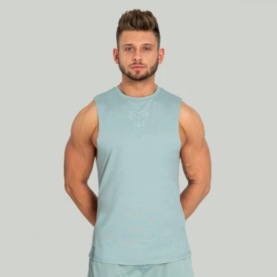 STRIX Tílko Essential Cut-Off Stone Blue