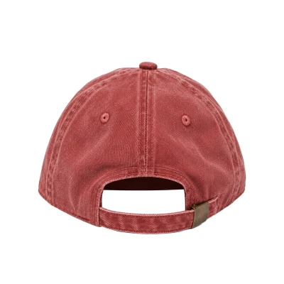 GymBeam Sunday Dad Cap Washed Burgundy pánská kšiltovka