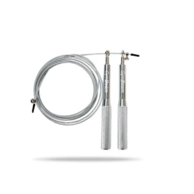 GymBeam Švihadlo Metal Jumping Rope Silver GymBeam Švihadlo Metal Jumping Rope Silver