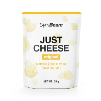 GymBeam Sýrový snack Just Cheese 8 x 30 g