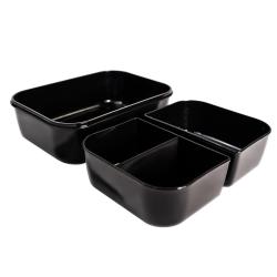 GymBeam Taška na jedlo FIT Prep Black