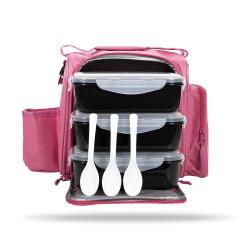 GymBeam Taška na jídlo FIT Prep Pink