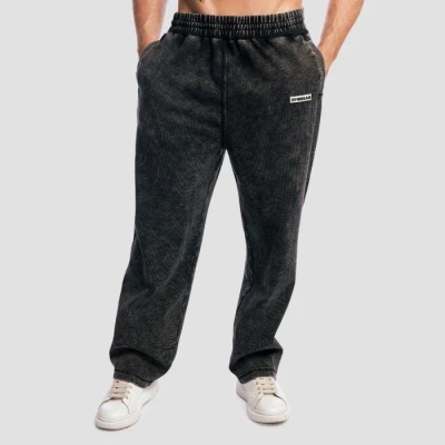 GymBeam Tepláky Aura Washed Black GymBeam Tepláky Aura Washed Black