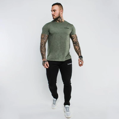 GymBeam Tepláky Slimfit Black