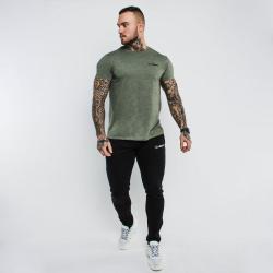GymBeam Tepláky Slimfit Black POUZE XL (VÝPRODEJ)